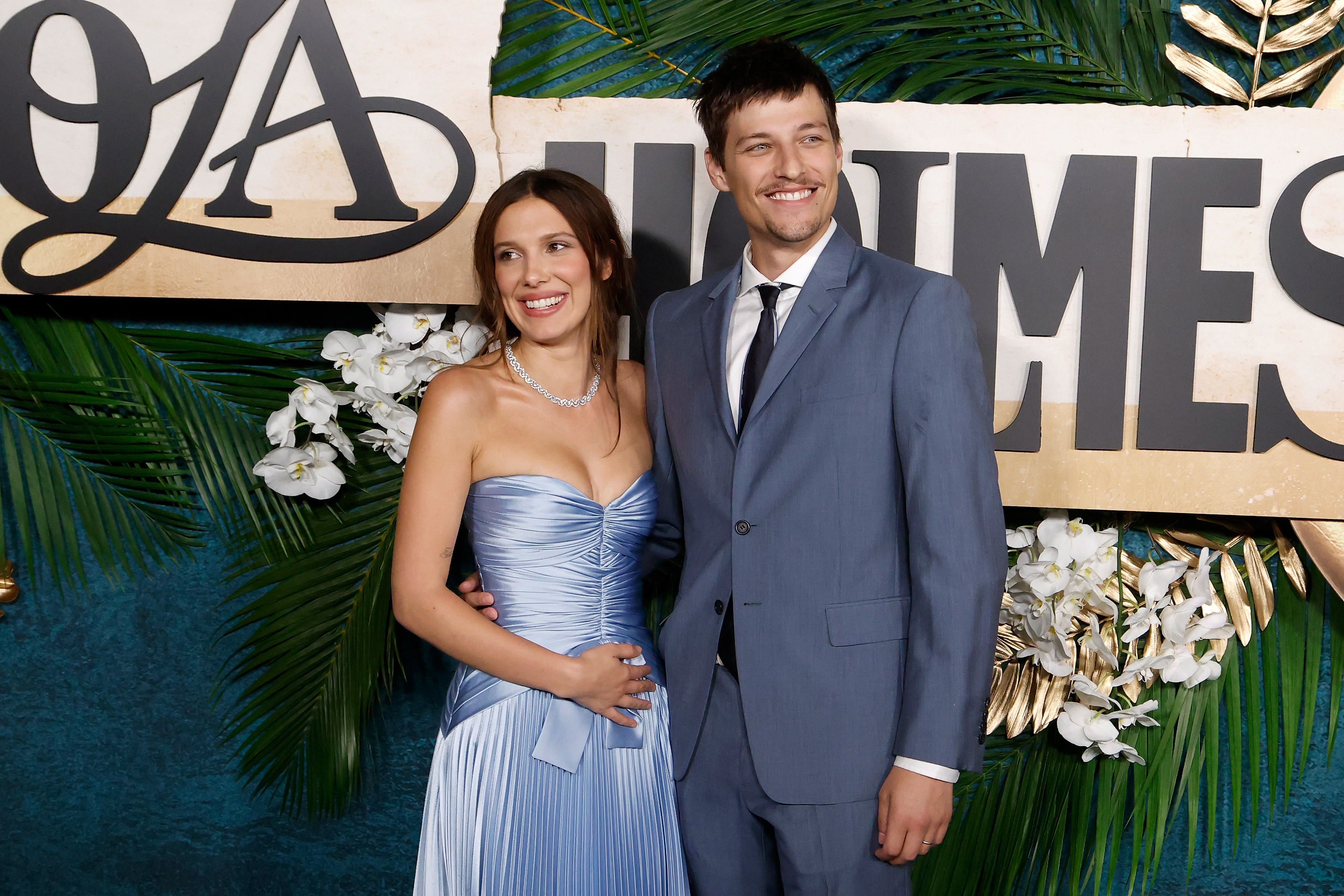 Millie Bobby Brown and Jake Bongiovi at the world premiere of "Enola Holmes 3" on June 25, 2026 in New York | Source: Getty Images