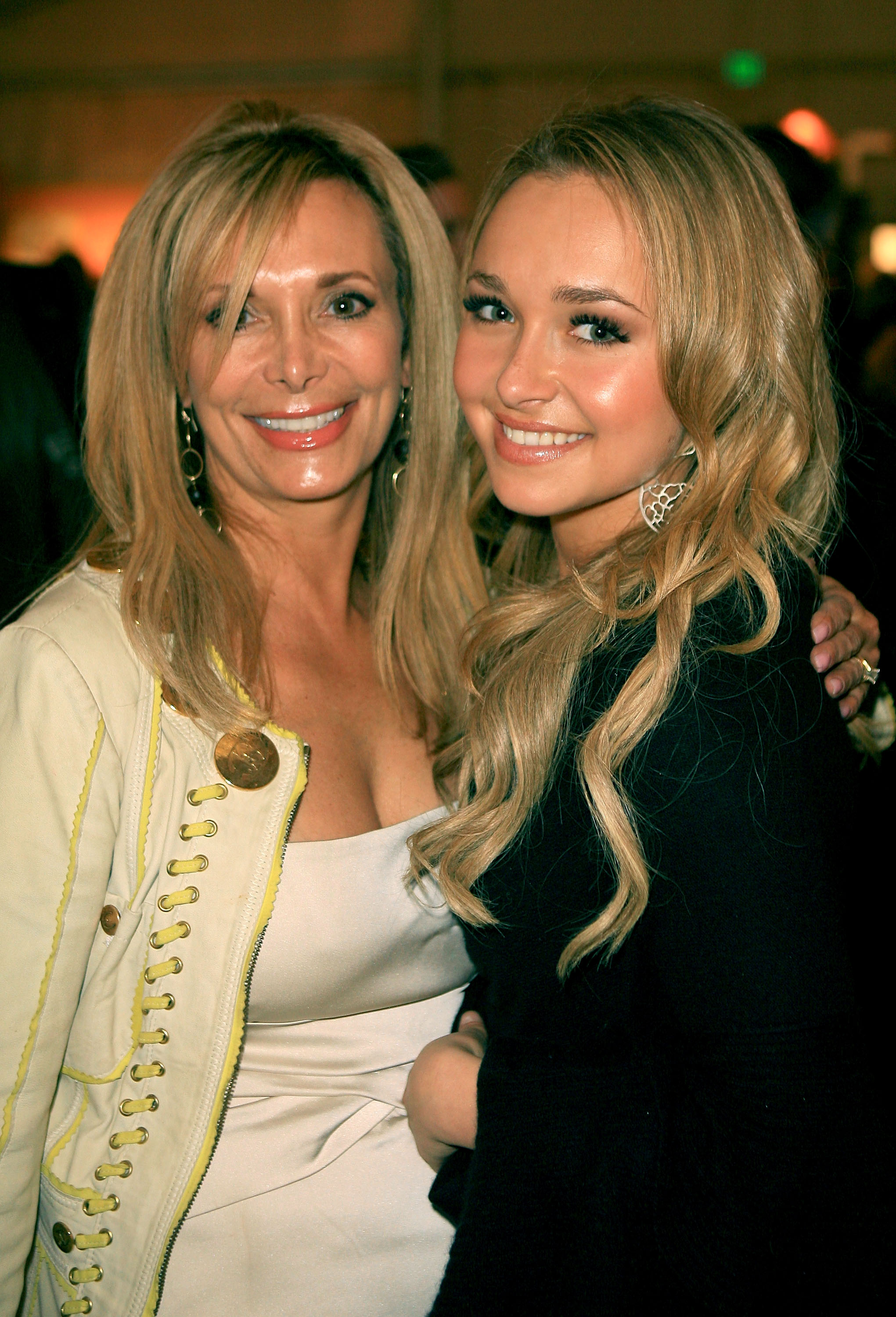 Hayden Panettiere and mother Lesley attend Mercedes Benz Fashion Week held at Smashbox Studios on March 20, 2007 in Culver City, California. | Source: Getty Images