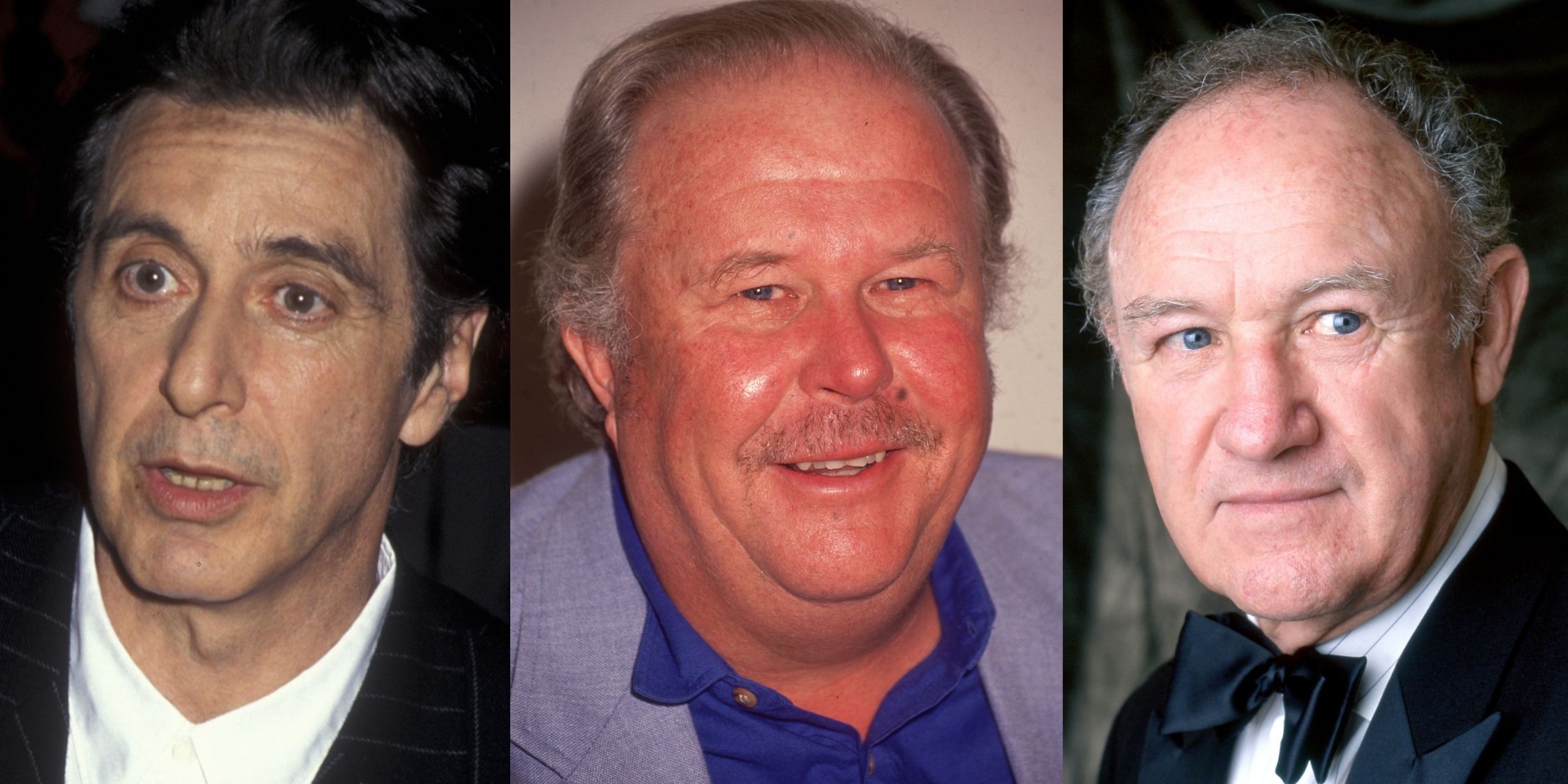 Al Pacino in 1996, Ned Beatty in 1995, and Gene Hackman in 1996 | Source: Getty Images