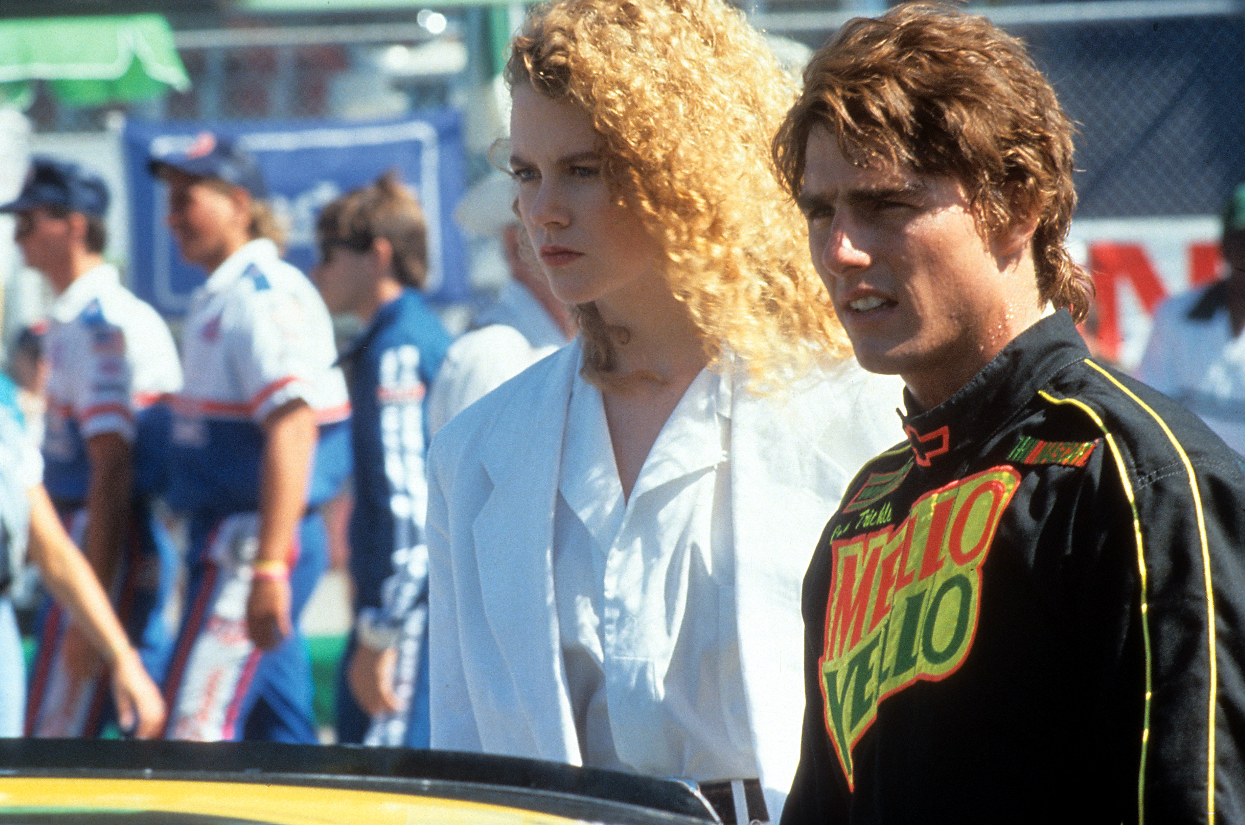 Nicole Kidman and Tom Cruise in a scene fro "Days of Thunder," 1990 | Source: Getty Images